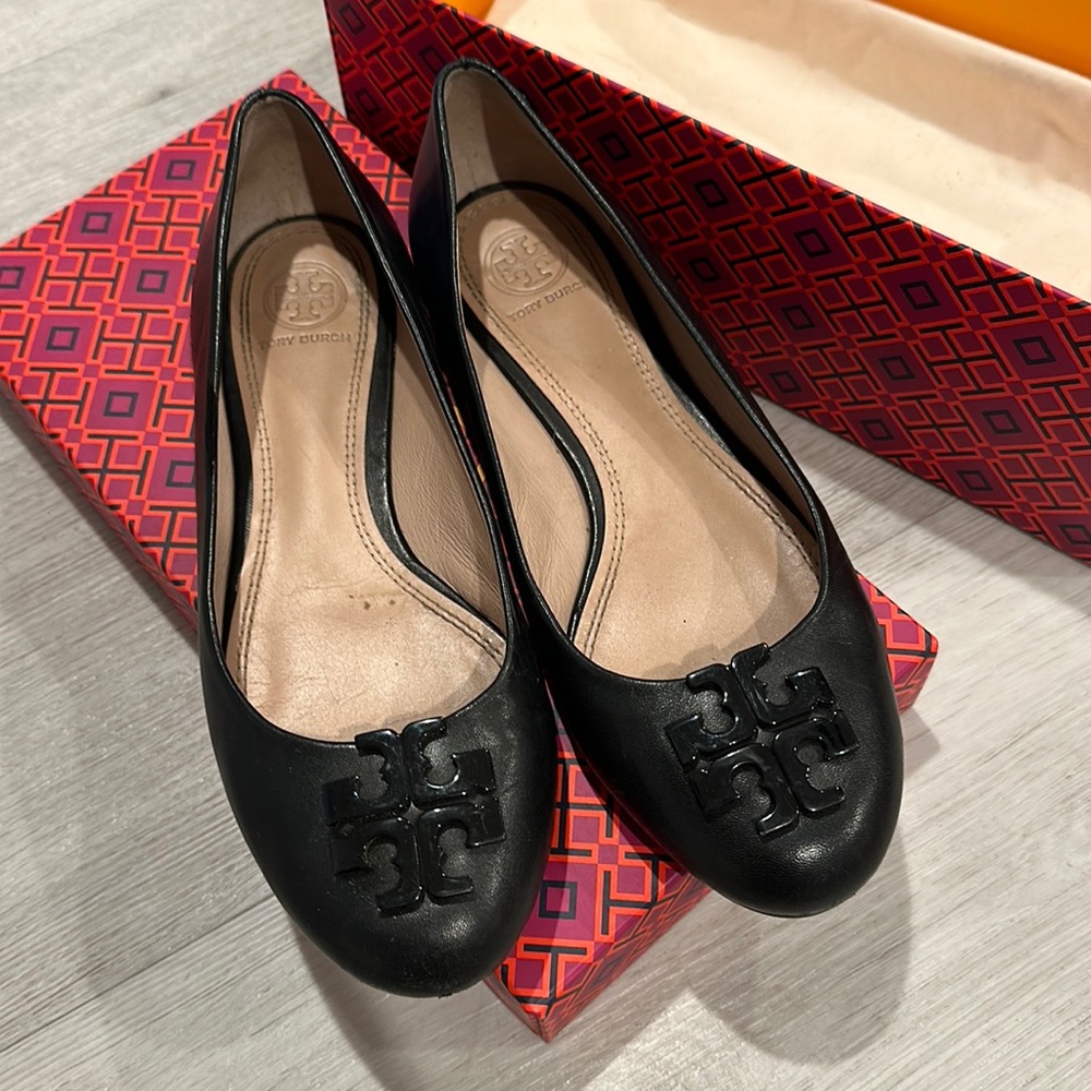 Tory Burch ballerina Lowell flat size 7